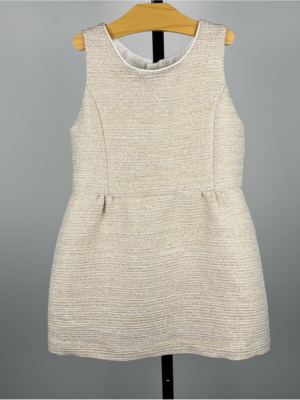 Chloe Girls Dress, Cream/Off-white, Size 6Y